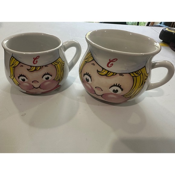 Houston Harvest Other - Vintage 1998 Campbells Soup Kids Ceramic Mugs Set of 2 Houston Harvest Retro
